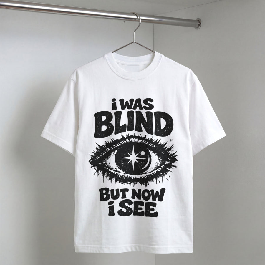 I Was Blind But Now I See Oversized Graphic T-Shirt