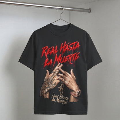 Real Hasta La Muerte Oversized Graphic T-Shirt
