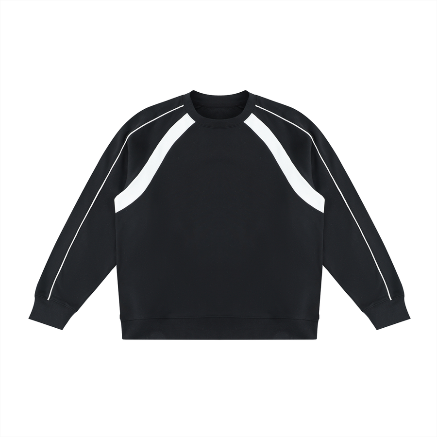 Unisex Color Block Crewneck Sweatshirt