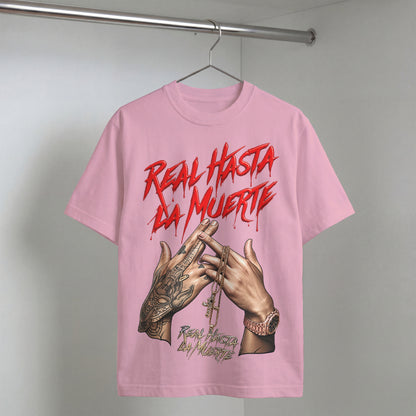 Real Hasta La Muerte Oversized Graphic T-Shirt