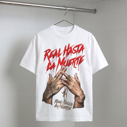 Real Hasta La Muerte Oversized Graphic T-Shirt