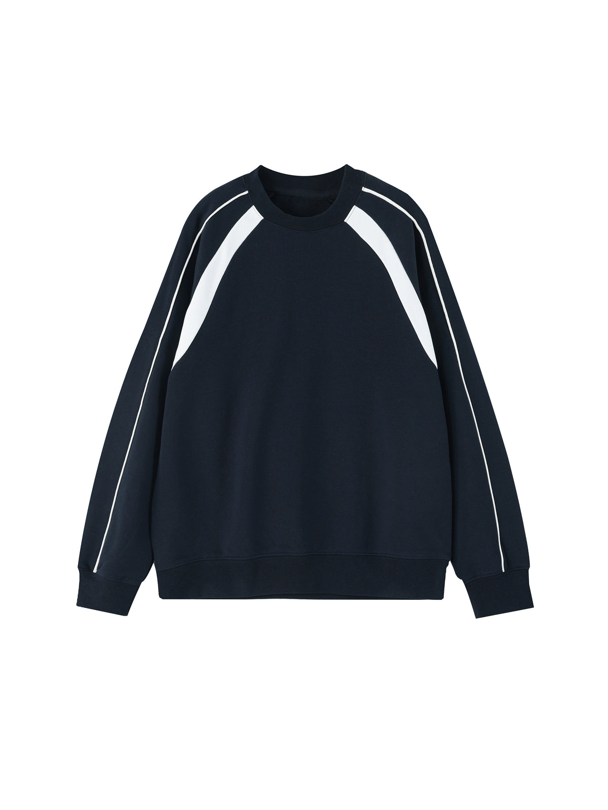 Unisex Color Block Crewneck Sweatshirt