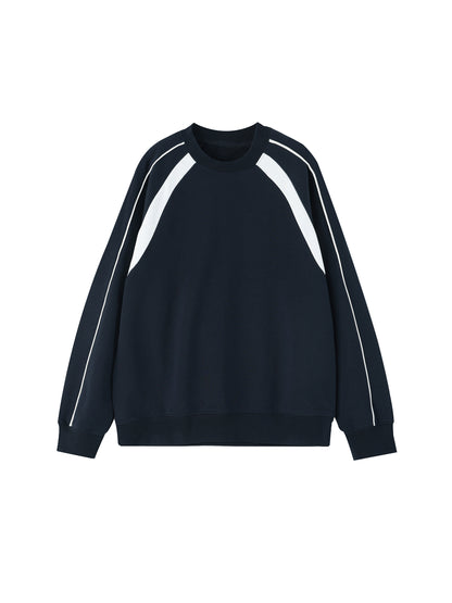 Unisex Color Block Crewneck Sweatshirt