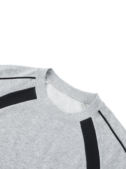 Unisex Color Block Crewneck Sweatshirt